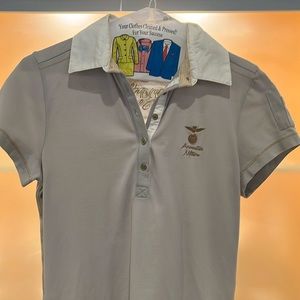 Italian collared golf shirt
